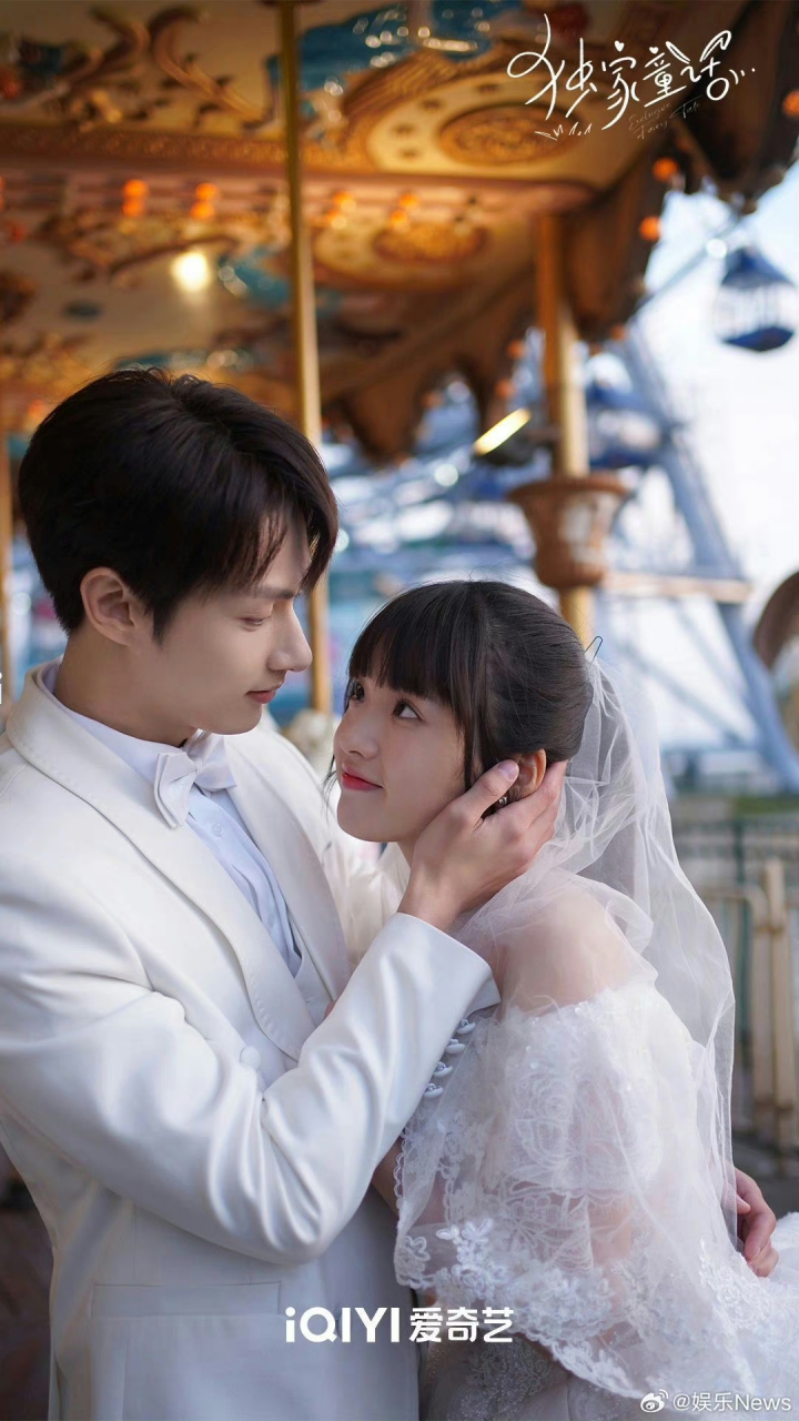 文俊辉张淼怡婚纱剧照,好甜太有cp感了#文俊辉# #张淼怡