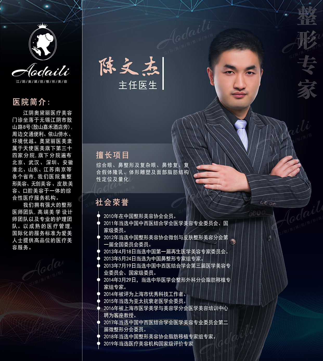 「陈文杰医生整形美容」介绍