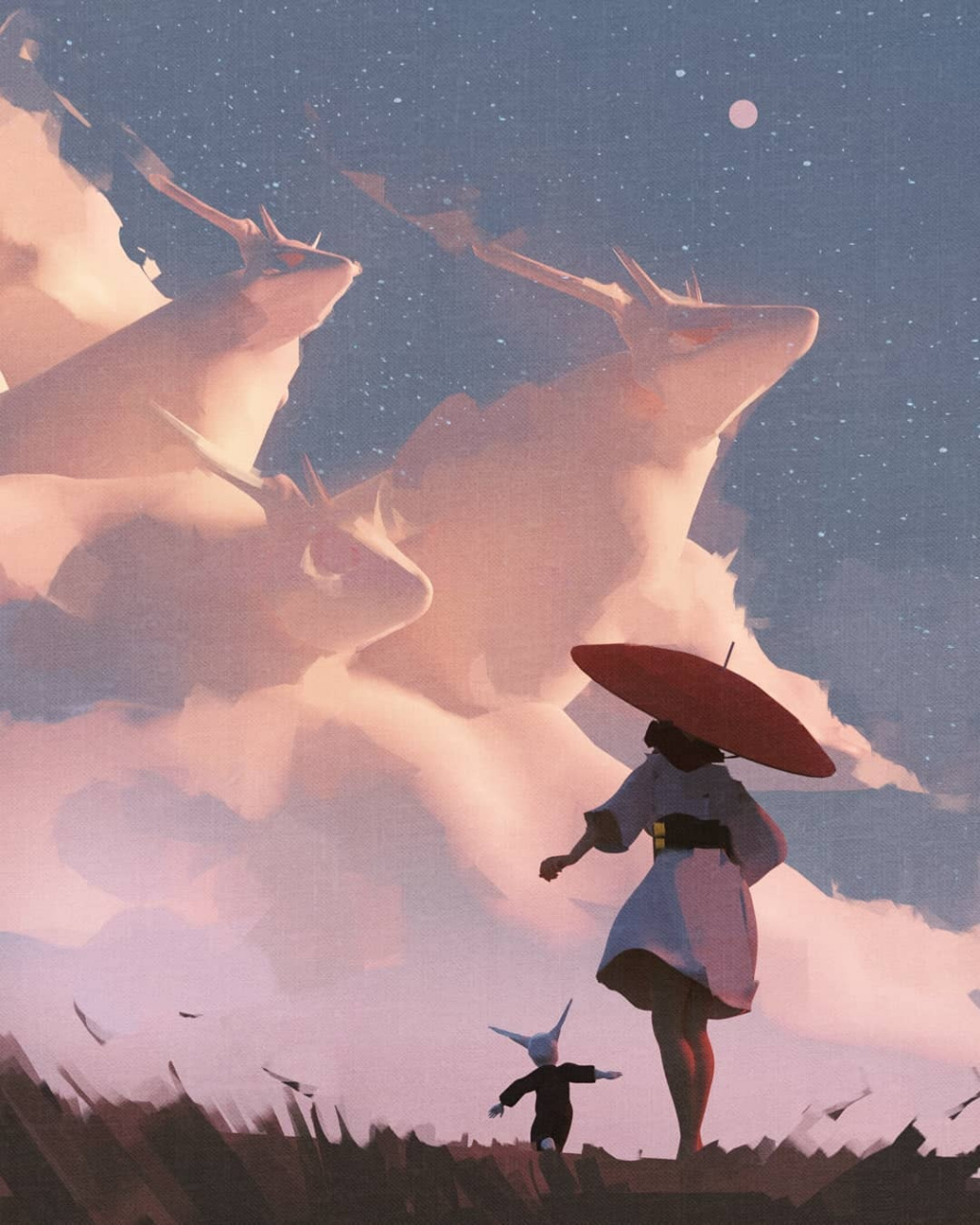 绘画欣赏 英国插画师 bryn jones 作品 676767#美术