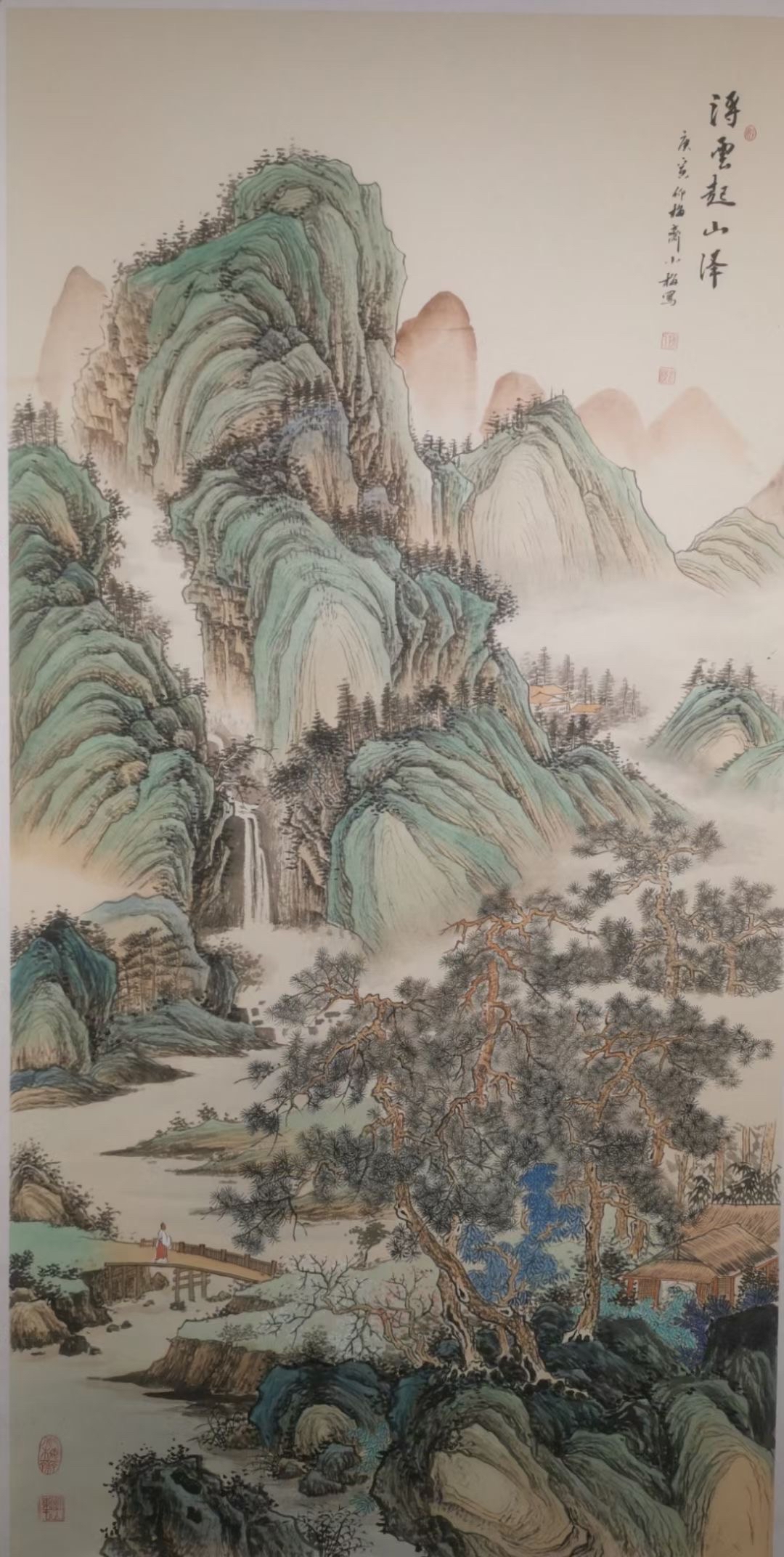 陈长智山水画,潘文良花鸟画作品集赏析