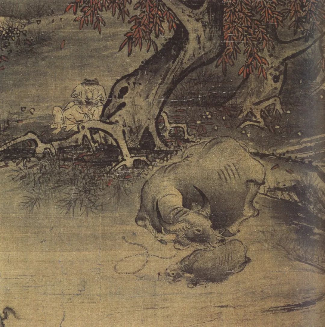 野逸幽绝 风烟荒落—阎次平《秋野牧牛图》赏析