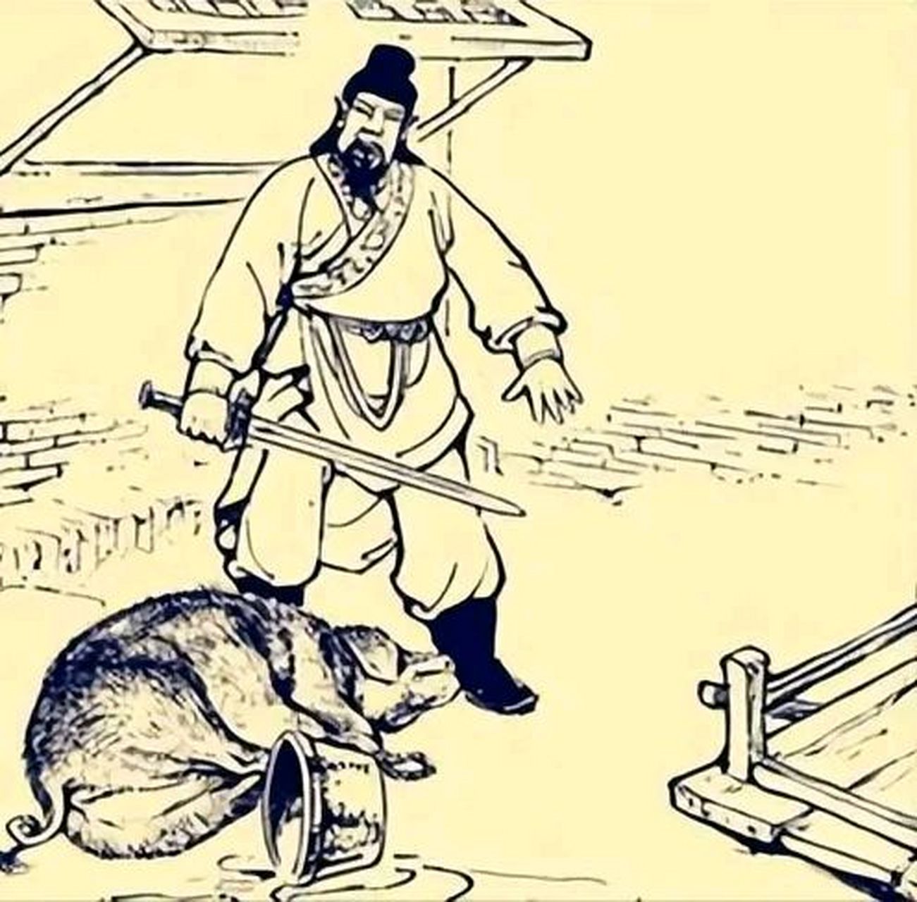 古时,一杀猪的屠夫,二十好几还没成亲,这让父亲十分着急,于是便让媒婆