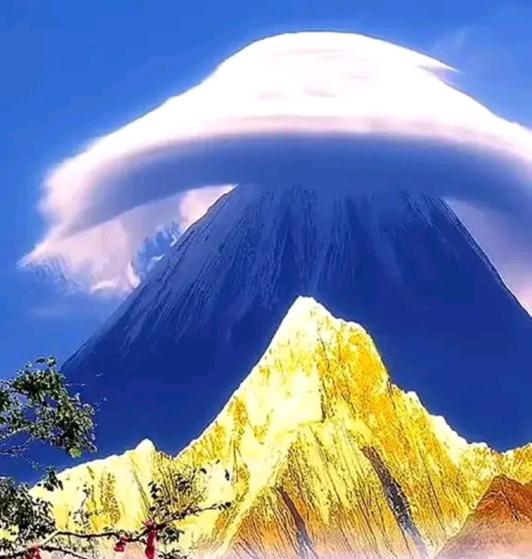 被帽子云的云海震撼到了!