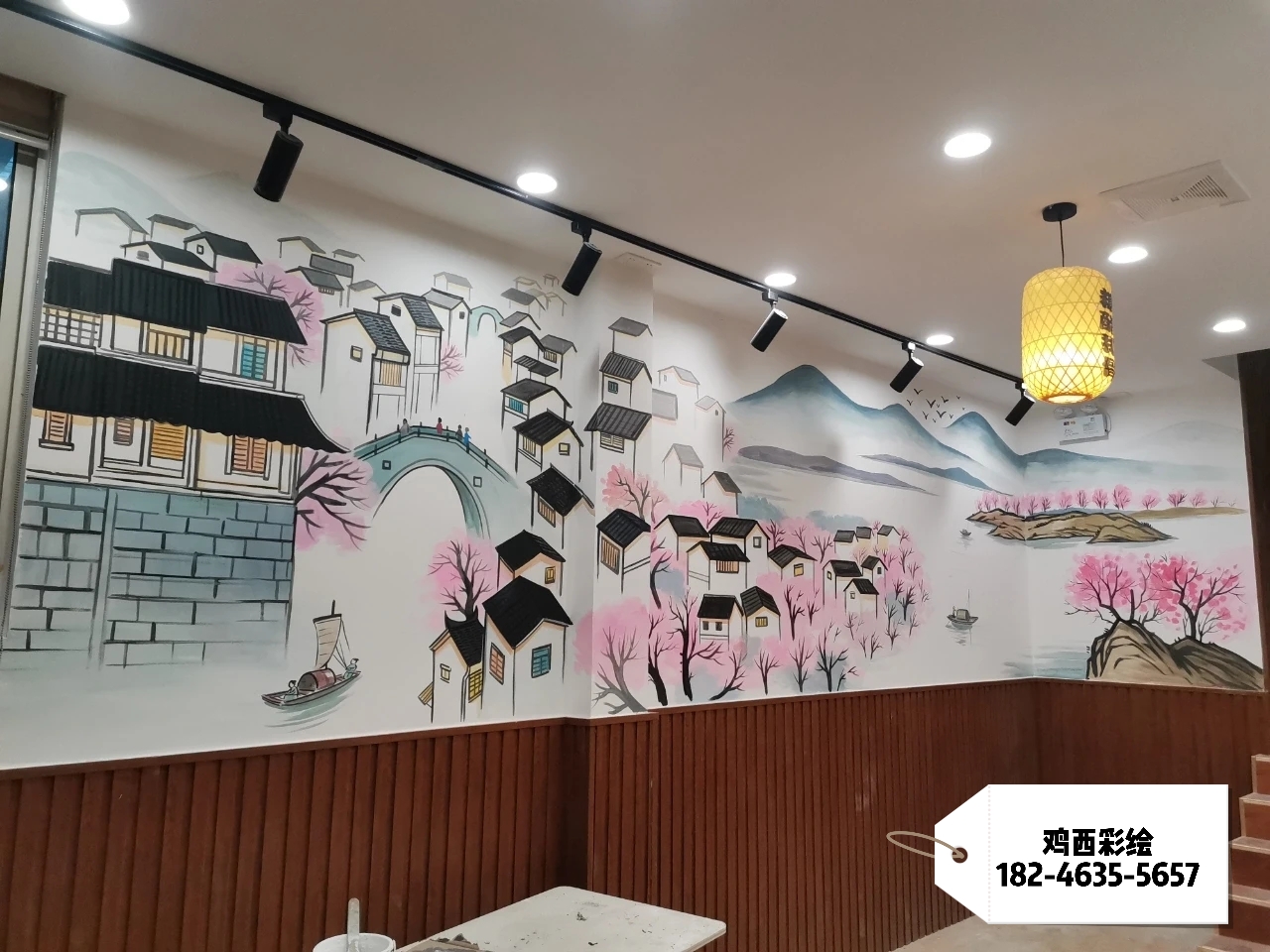 鸡西墙绘彩绘手绘墙画壁画