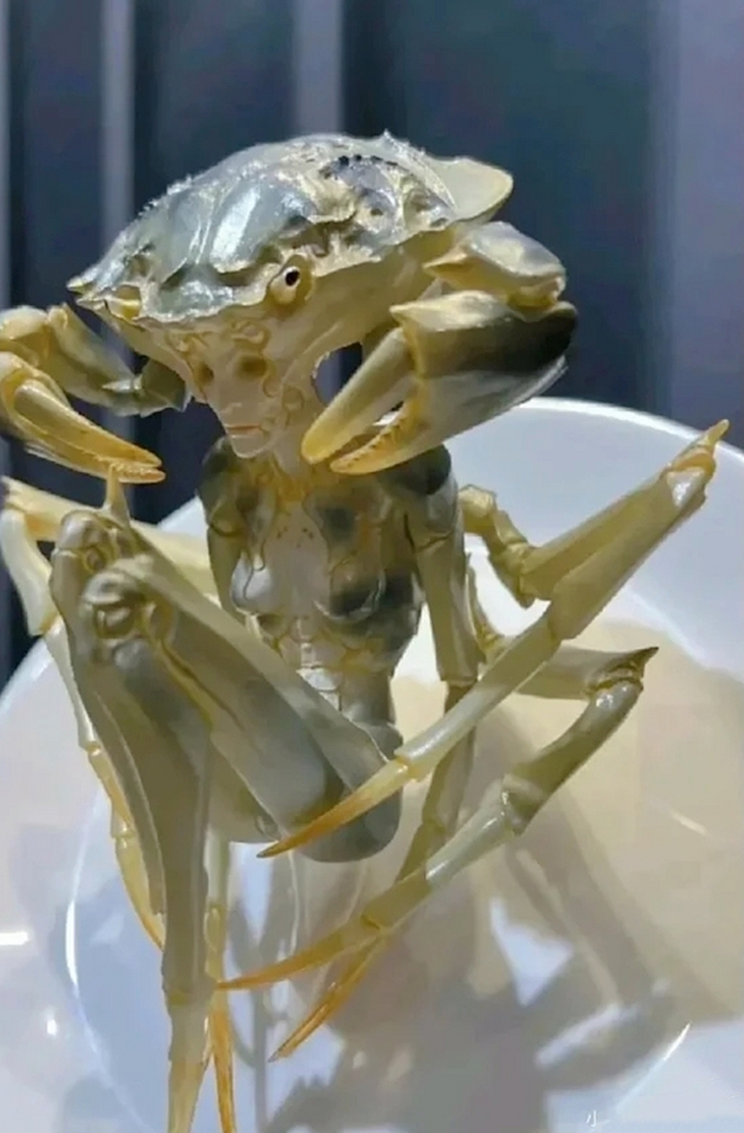这个螃蟹是个什么品种,如此怪异的模样,难道说是变异了吗?
