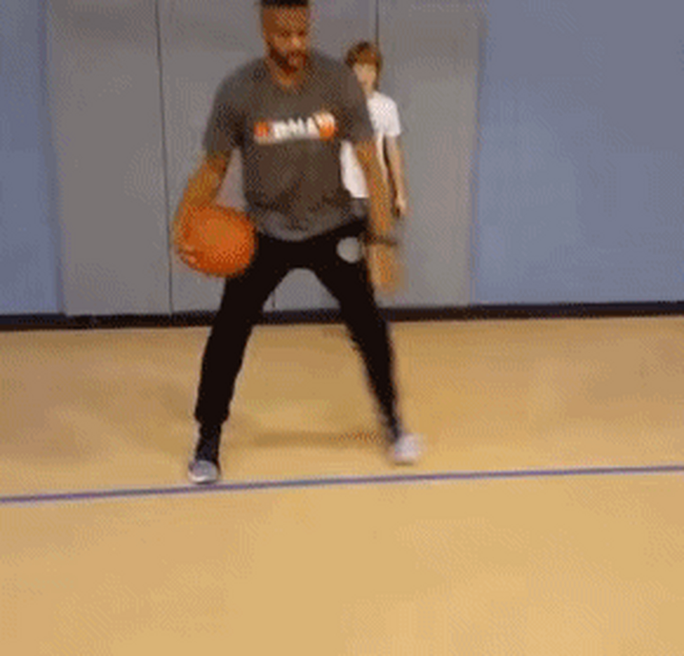 库里,欧文最爱用的过人动作,背后双变向教学!#篮球