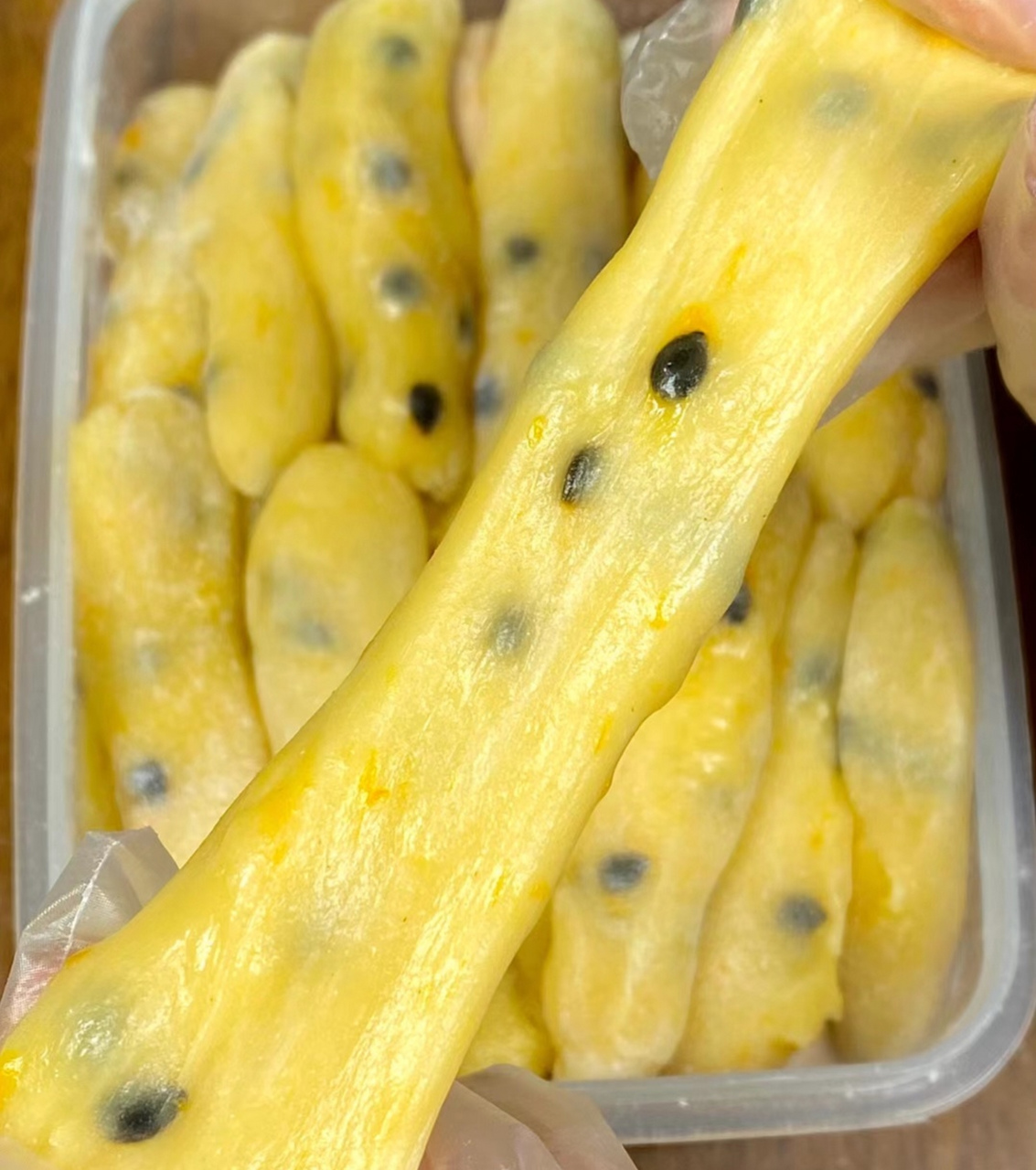 百香果味麻薯,酸酸甜甜,味道超赞!