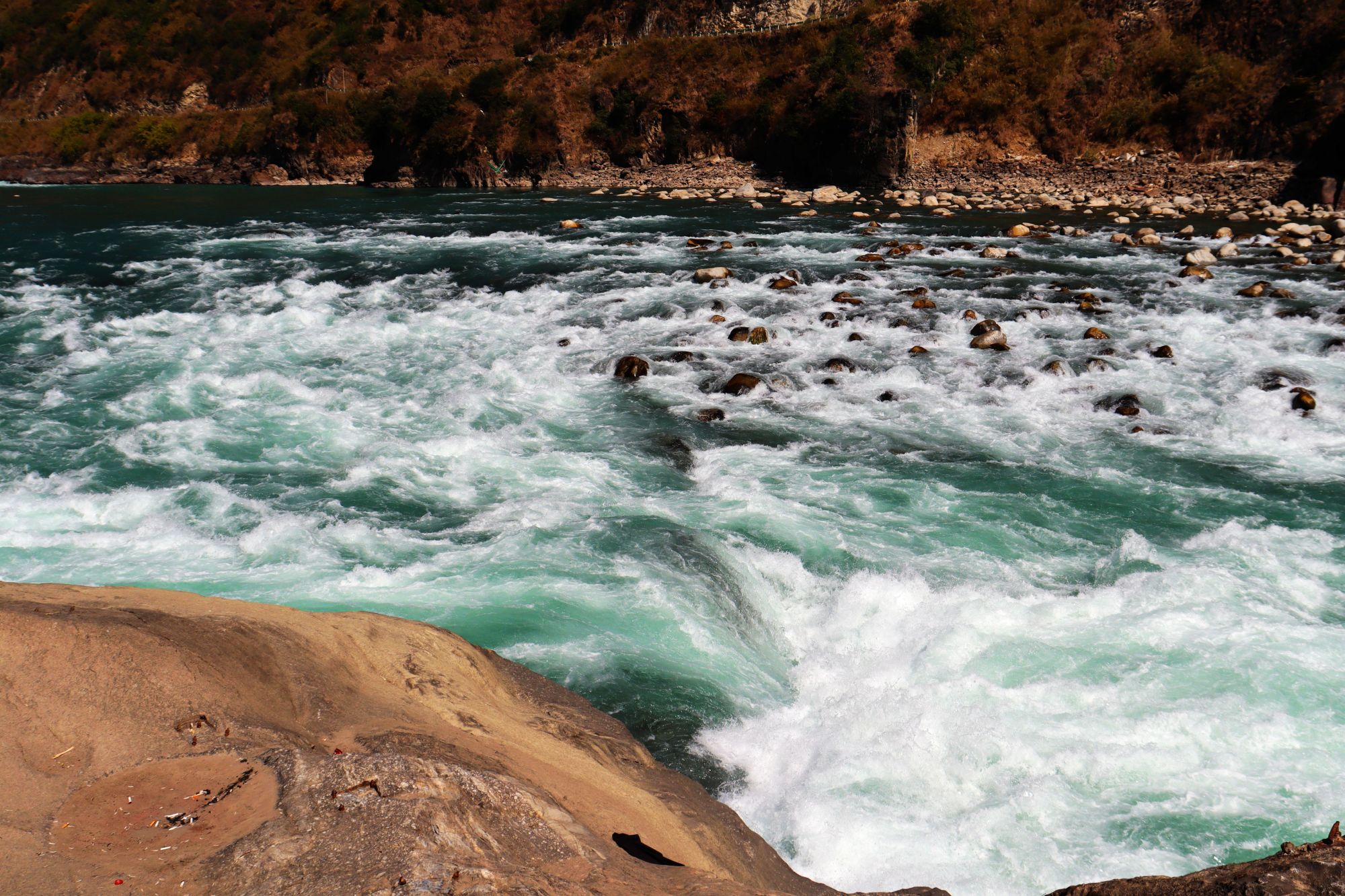 春节游怒江美景～金满银滩