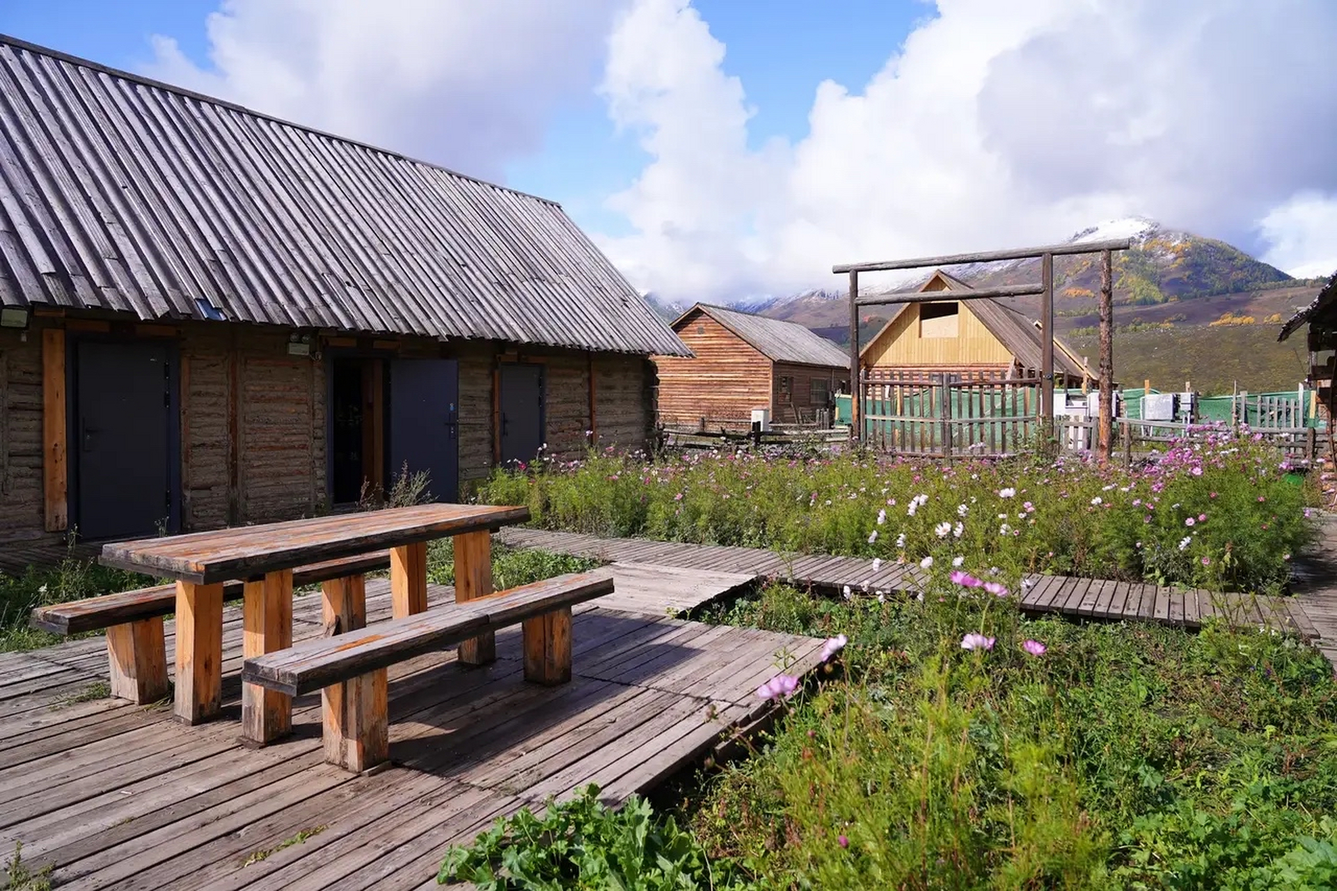 这是我们前两天在新疆禾木住的民宿,当时是在携程app上预定的,因为预