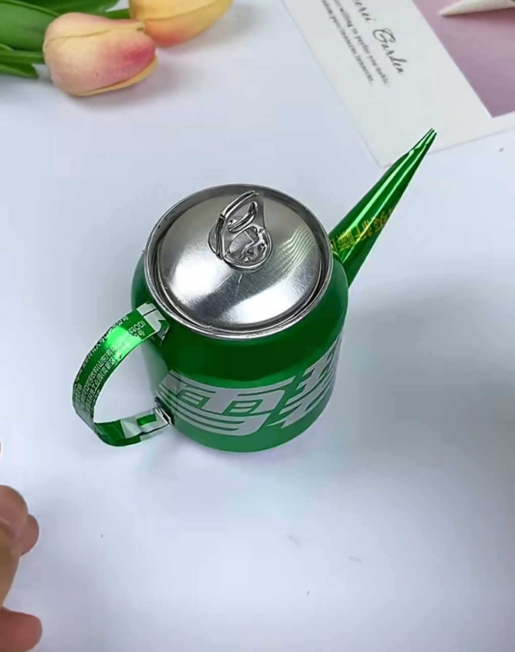 喝完的易拉罐不要丢,一起来做个小茶壶吧!