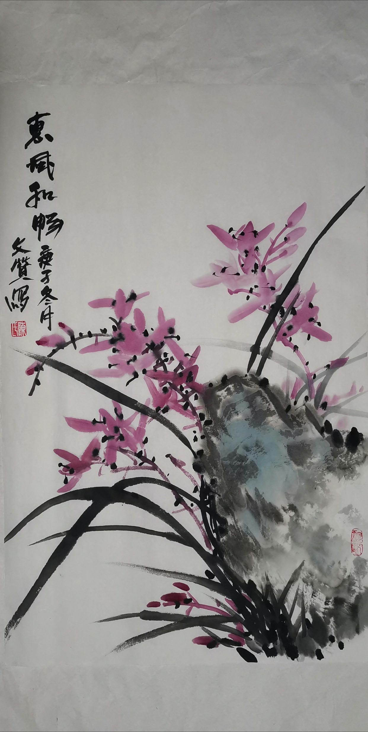 国画写意花鸟画作品