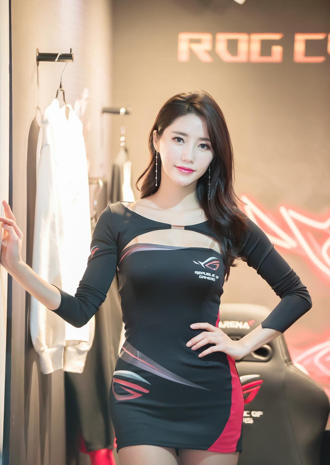 韩国人气模特林率雅,甜美可人气质清新