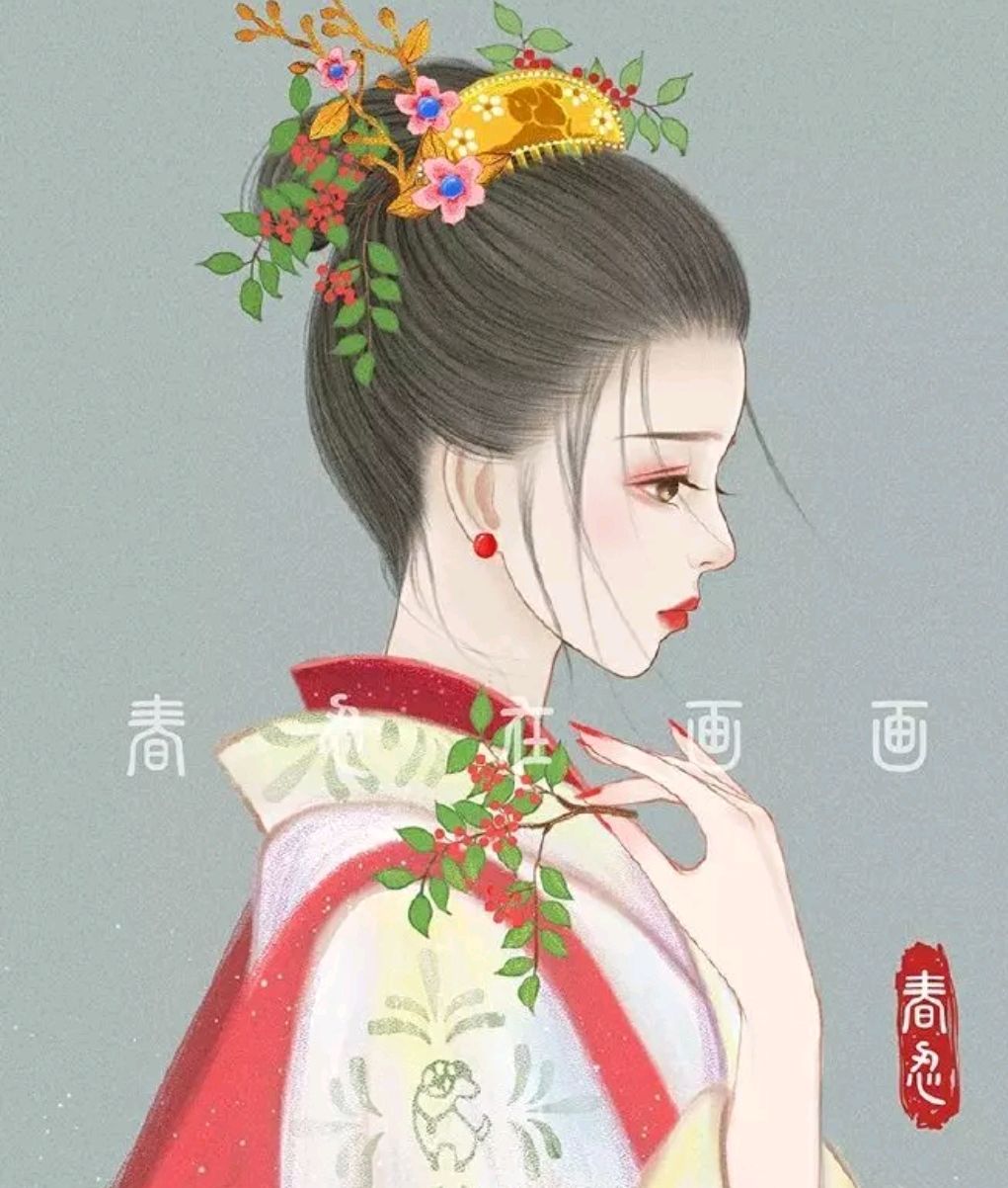 推荐神仙画者-春忍在画画