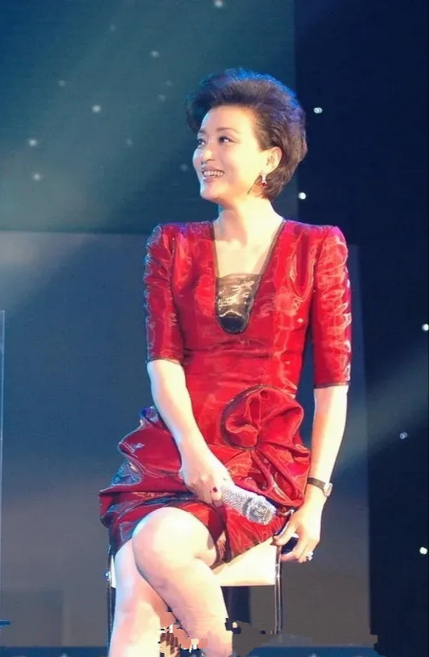 百家号星火计划# 杨澜又美出新高度,金丝红裙搭蕾丝优雅且妍丽,不愧