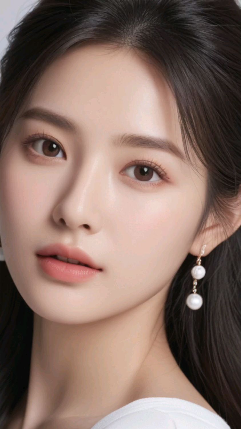 风情万种,明眸皓齿,容颜如玉