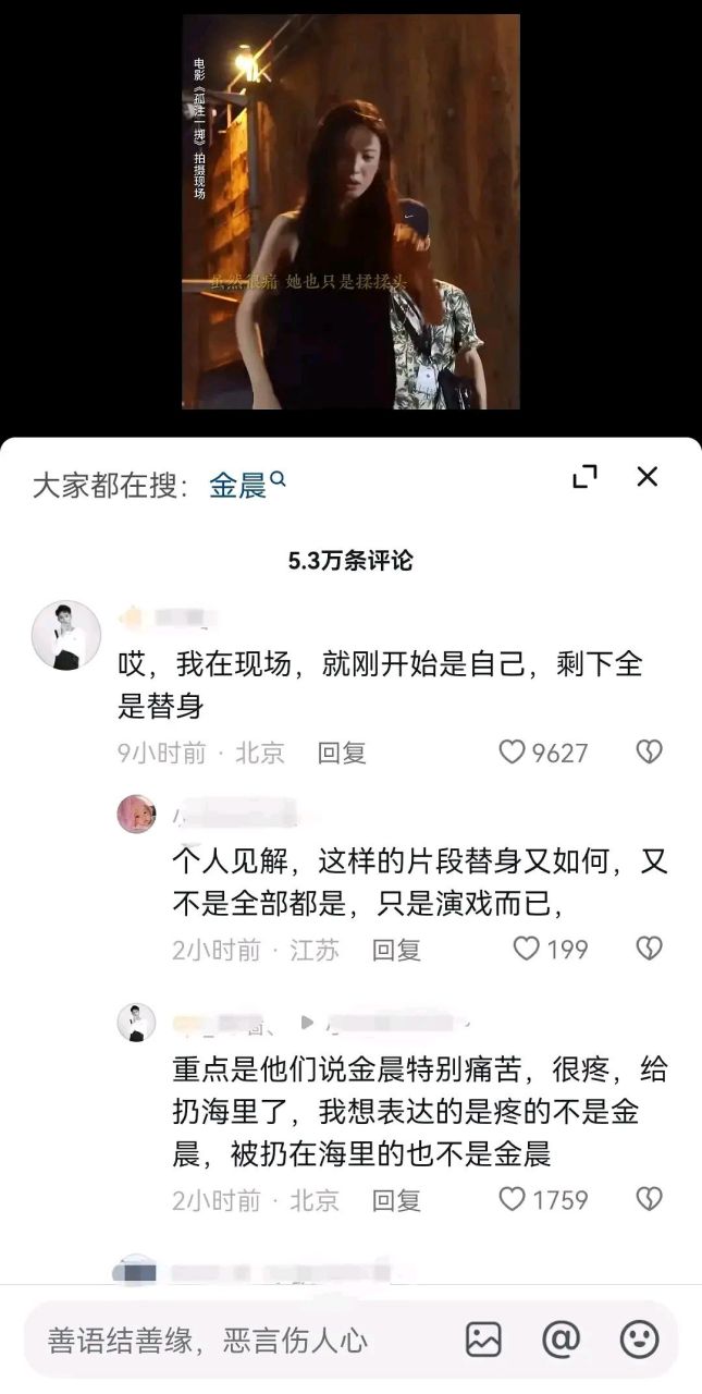 金晨孤注一掷用替身  金晨在电影孤注一掷中使用替身理由为当时是他的