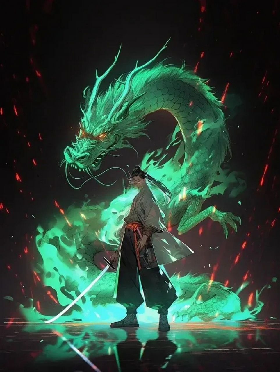 ai# 来自龙神的加持#龙# #ai绘画