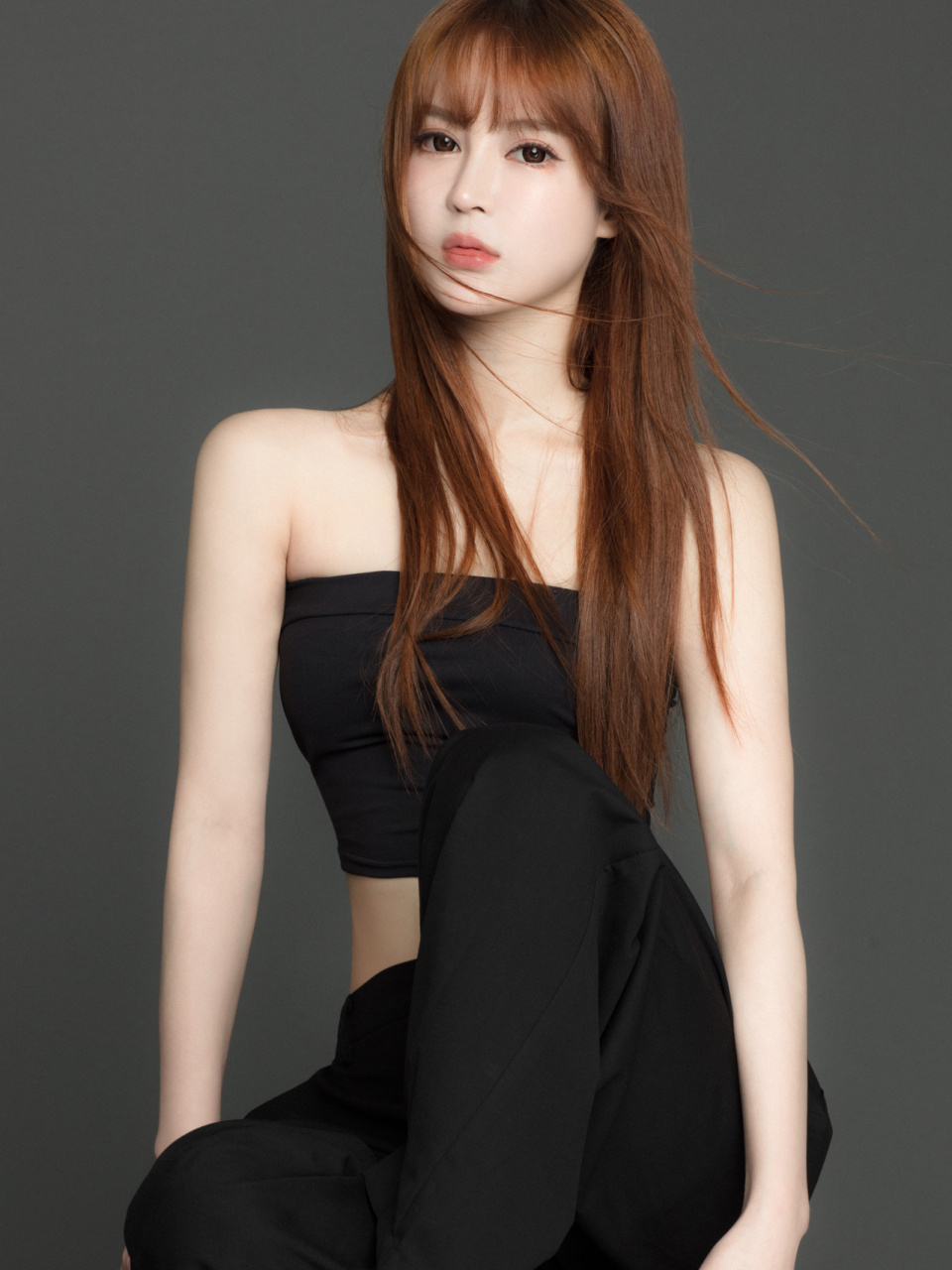 黑长直更具有冷艳气质女神范[得意]#网红