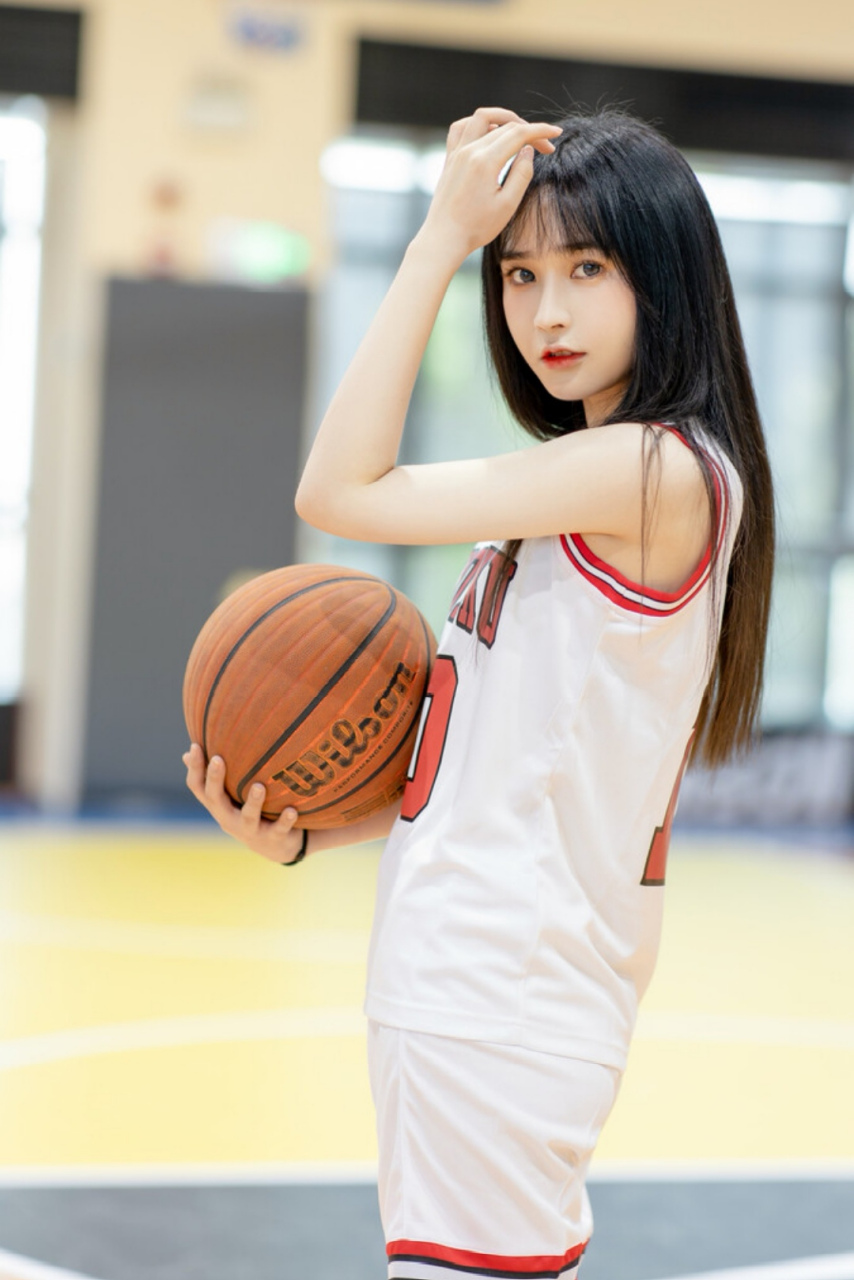 清纯养眼,篮球90少女写真