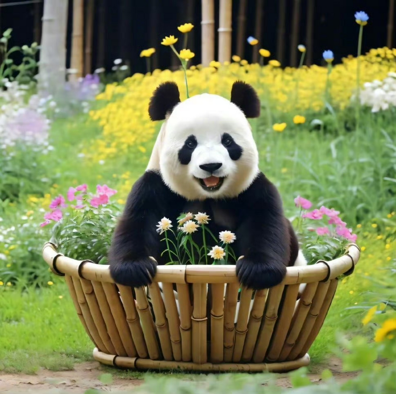 大熊猫飞云(萌妹)[打call]