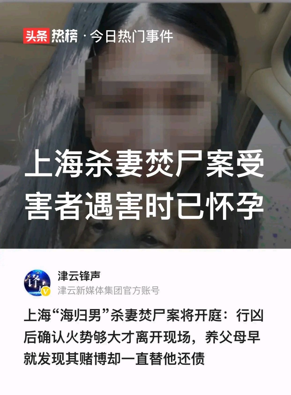 上海杀妻焚尸案受害者遇害时已怀孕,"一尸两命"案该如何判罚