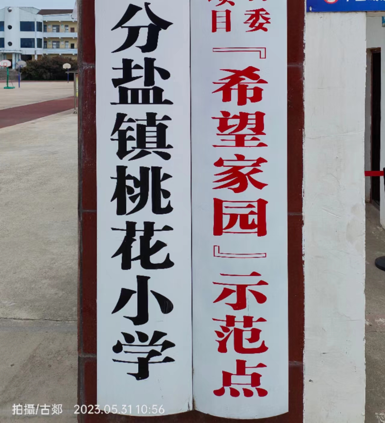 监利市蒲公英爱心助学走进分盐镇桃花小学