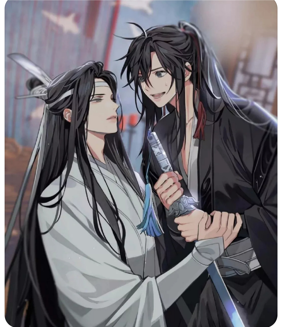 蓝湛,你把避尘放下有话好好说#魔道祖师