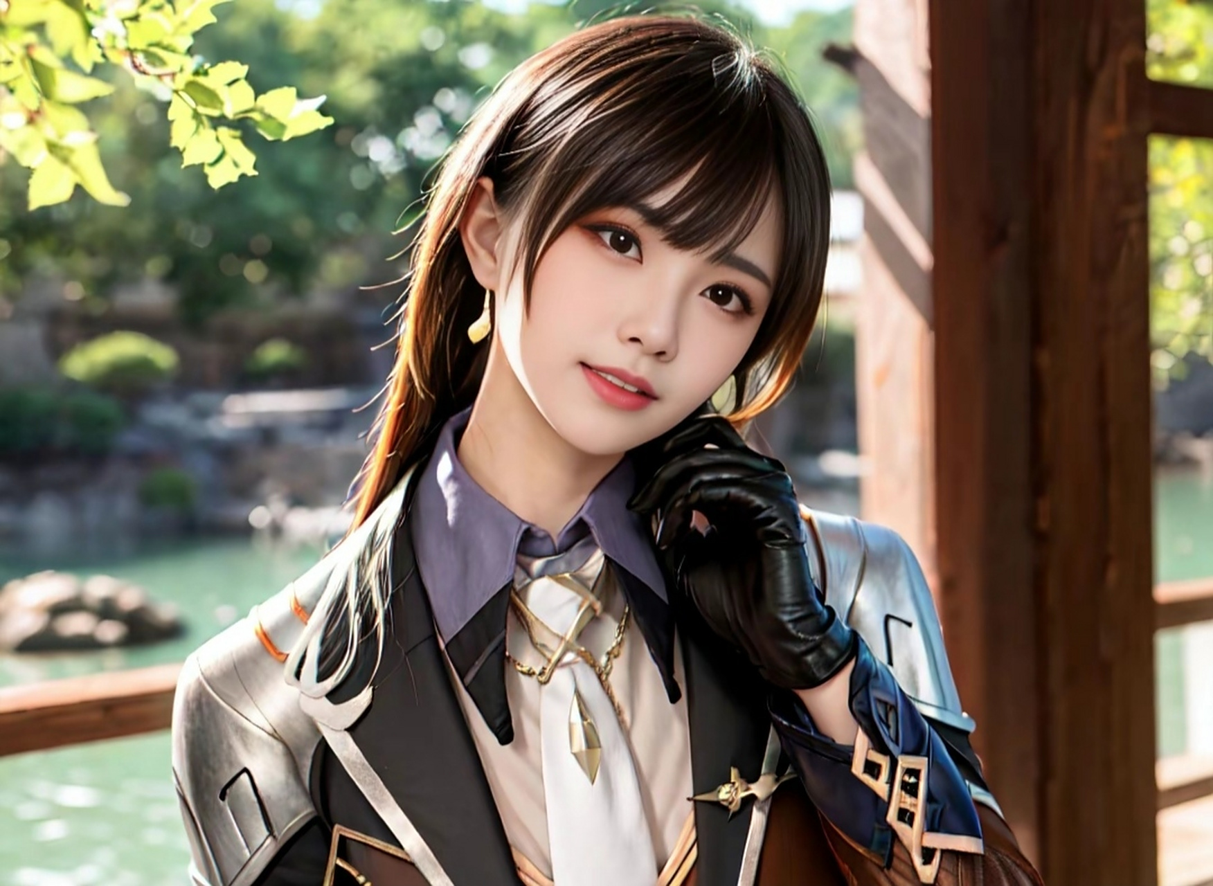 原神# #ai绘画# 特别甜美的女版钟离.天动万象,坚如磐石