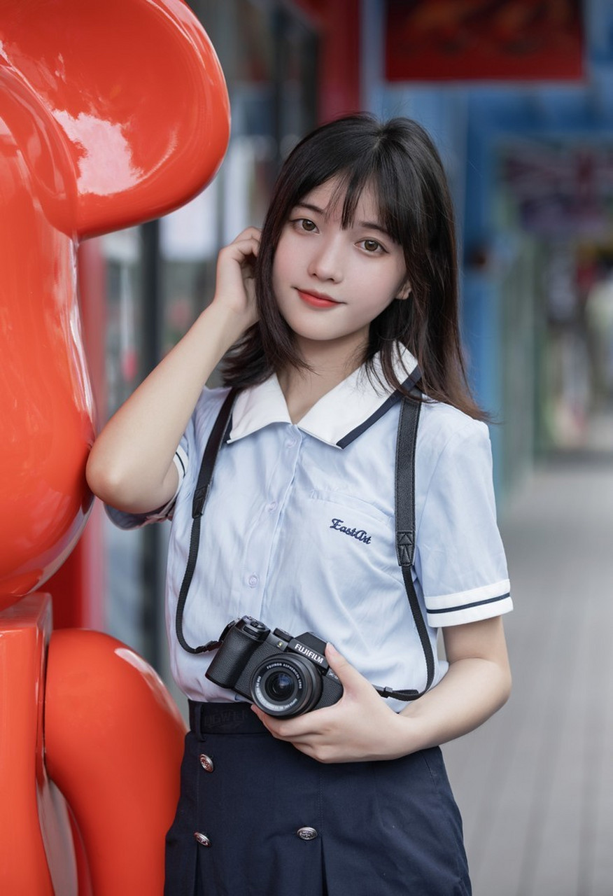 可爱活泼青春的jk女孩