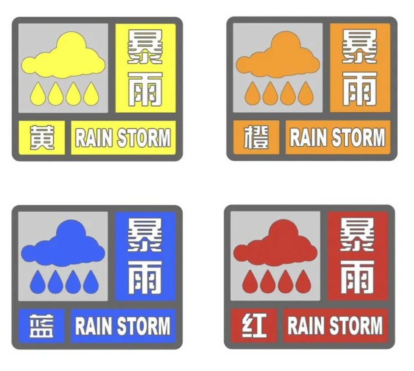 暴雨预警等级为什么要用颜色来表示 每次听到说暴雨黄色预警时,都要想