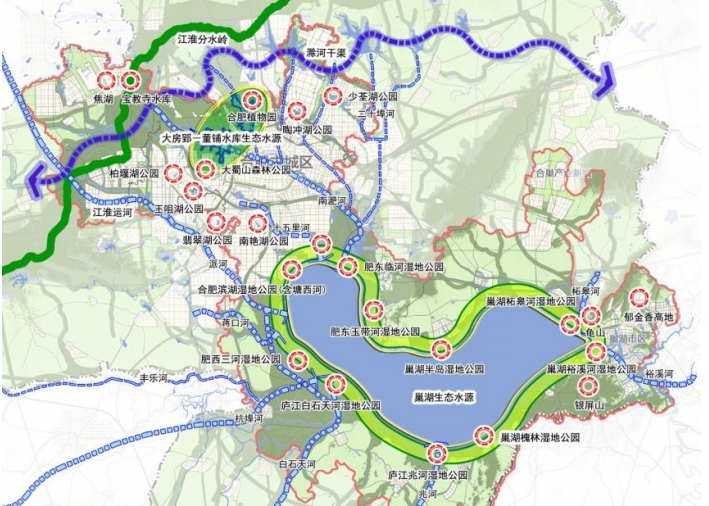 合肥环巢湖最新规划图片