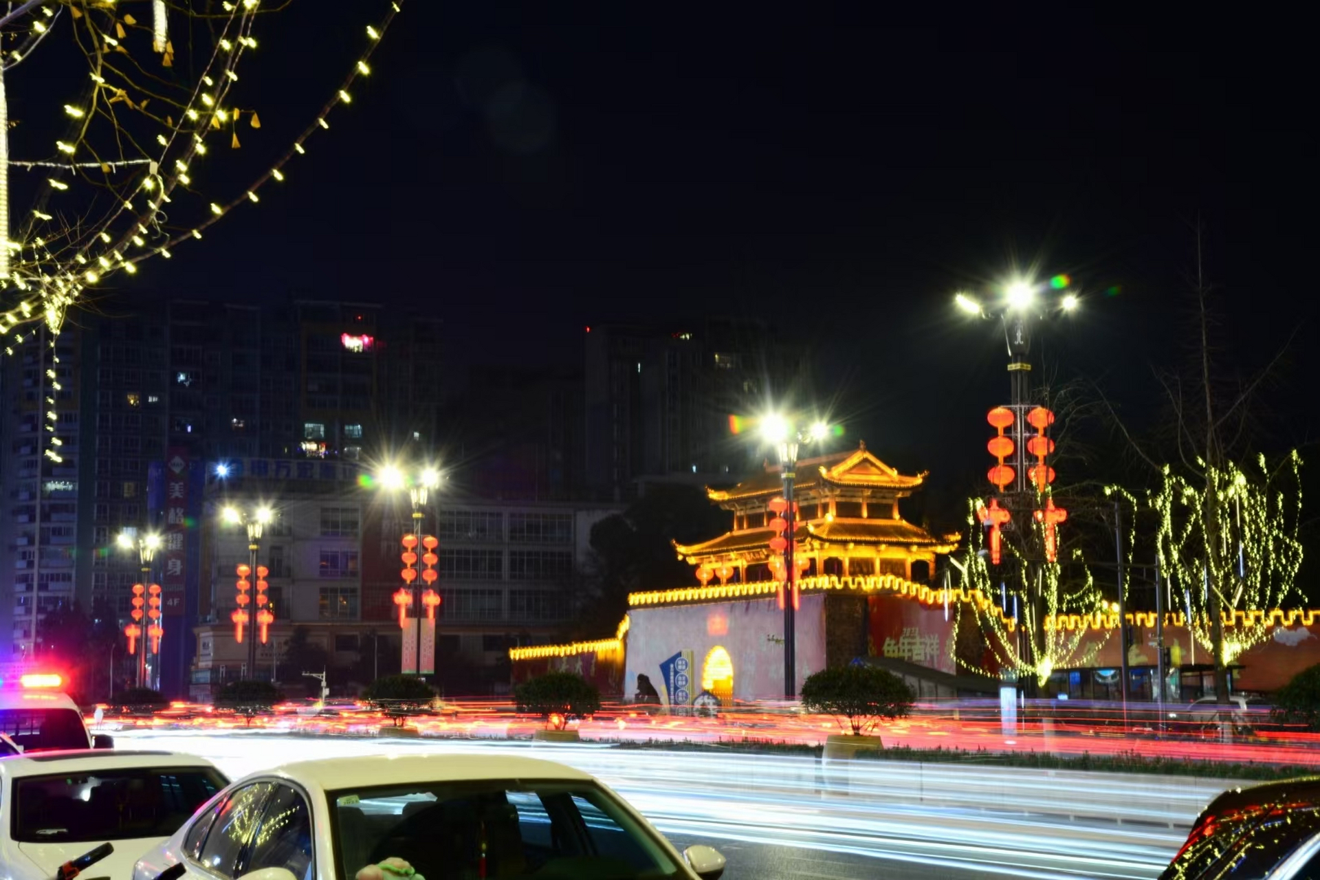 广汉夜景图片