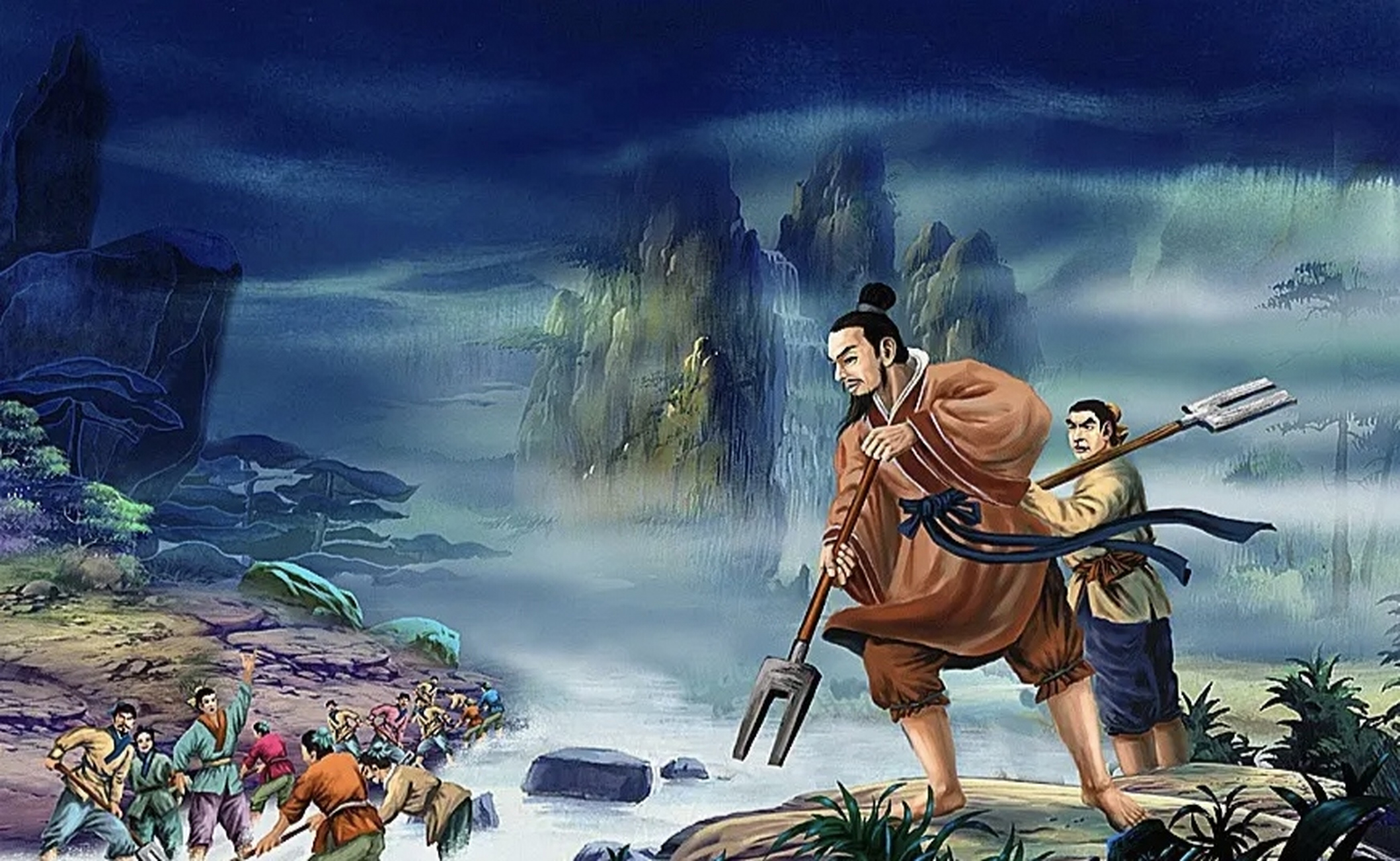 美国哈佛大学教授查普曼,在解读中国的神话故事时说:中国人有一个可能