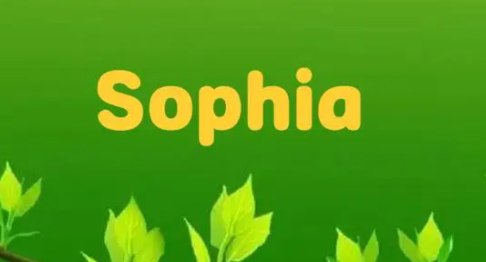 sophia英文名俗气吗