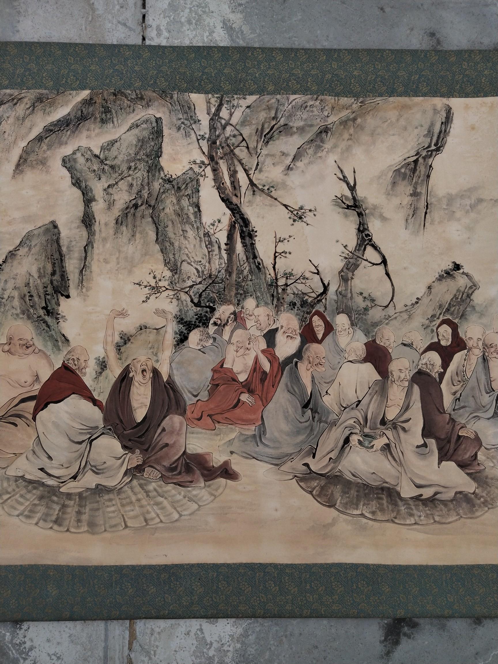 清代沈周五百罗汉图,成色一流,保存完好