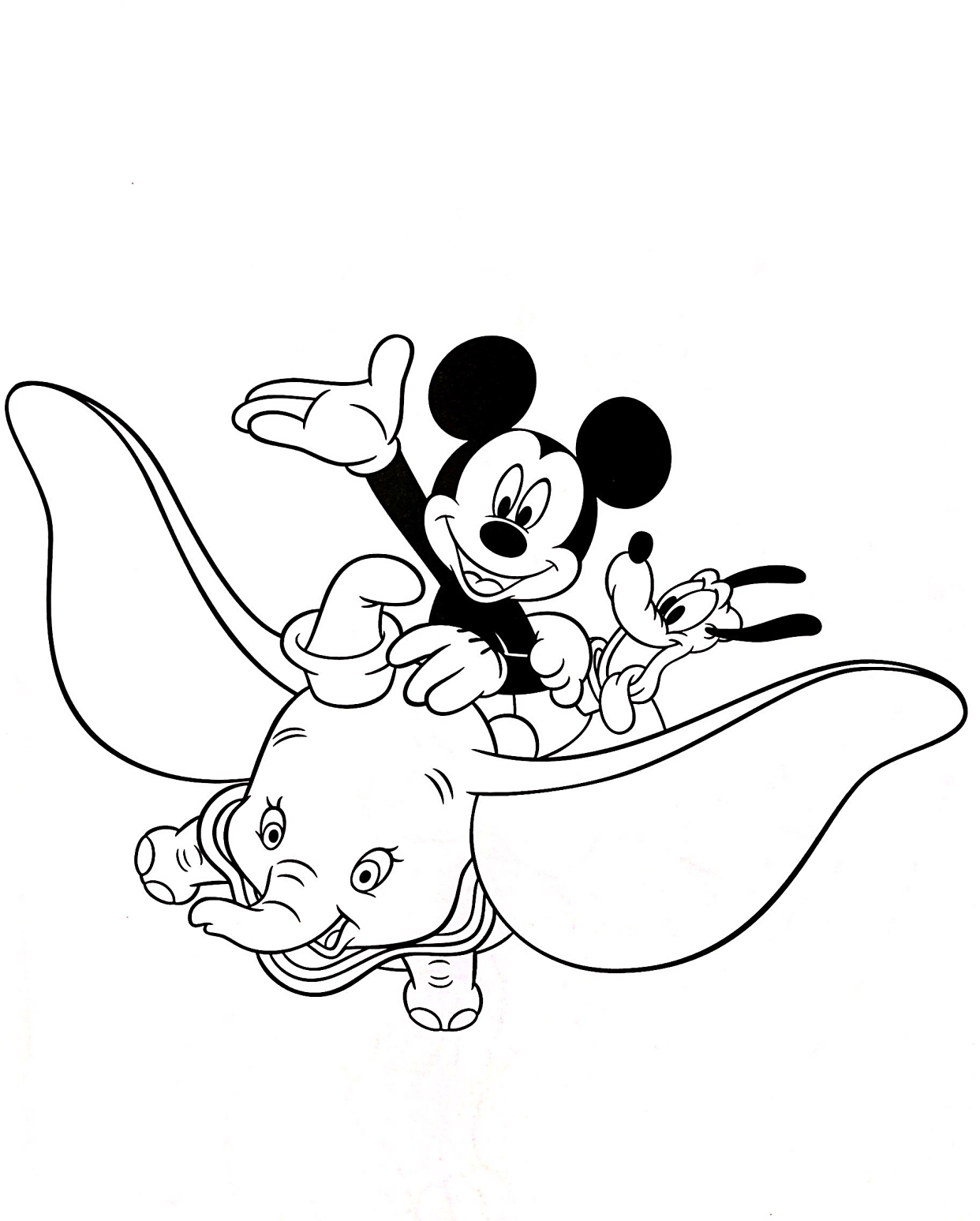 迪士尼动画线稿