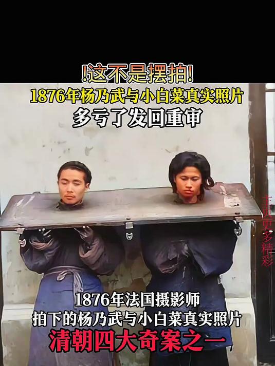 杨乃武与小白菜!