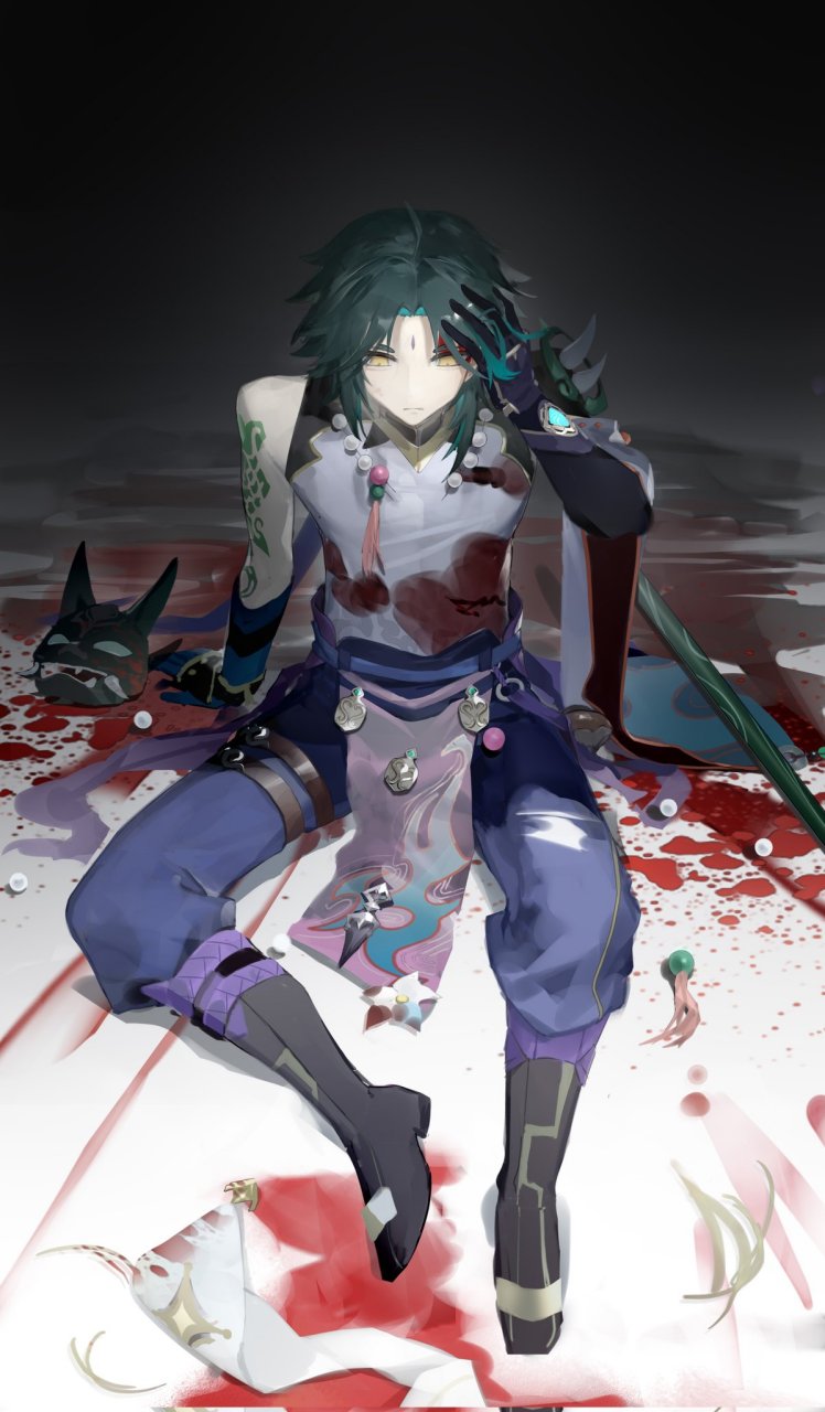 魈胡桃 画师:水染moon