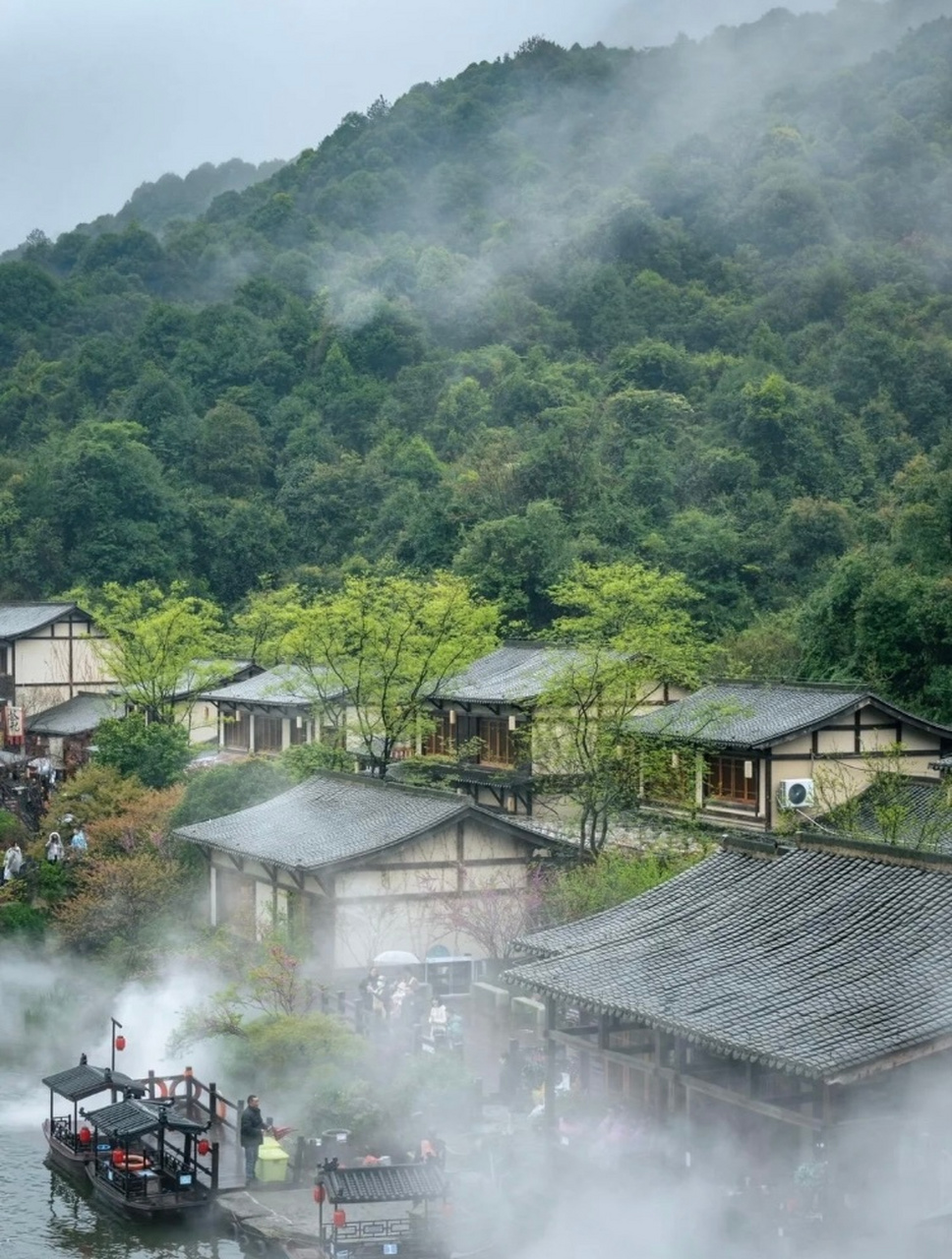 云里雾里的山村 #江西葛仙村