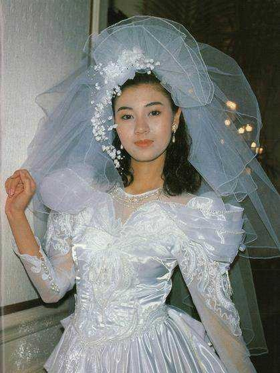 李嘉欣婚纱剧照