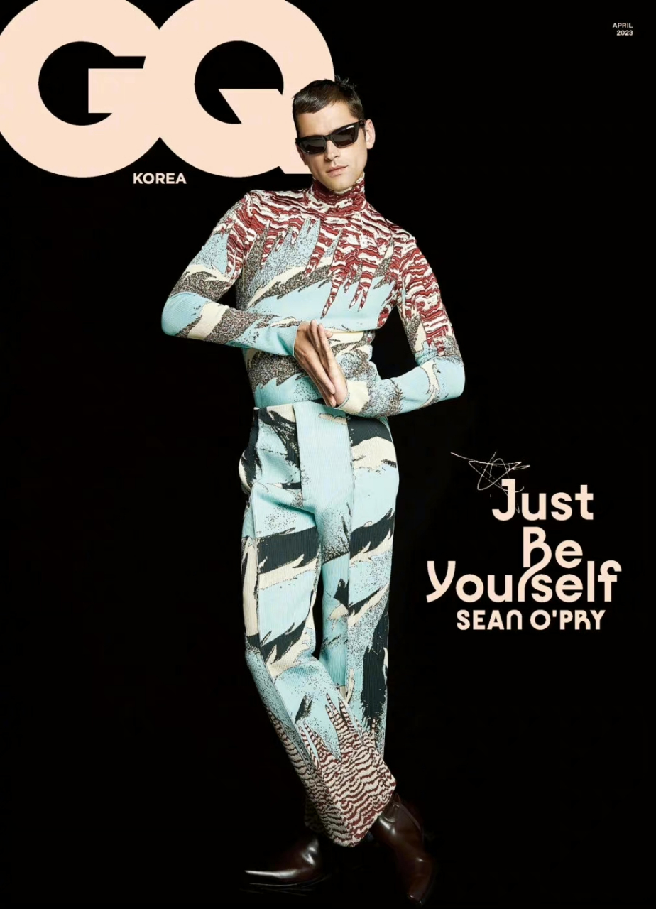 gq korea april 2023 魅力一哥sean opry 新封面