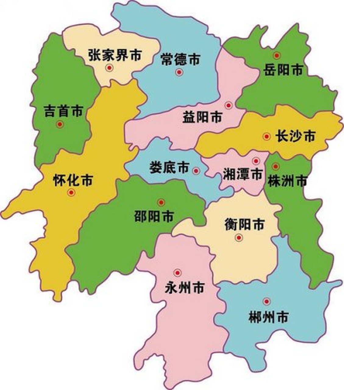 湖南省地级市面积排行. 1怀化市,面积2.76万平方公里 2永州市,面积2.