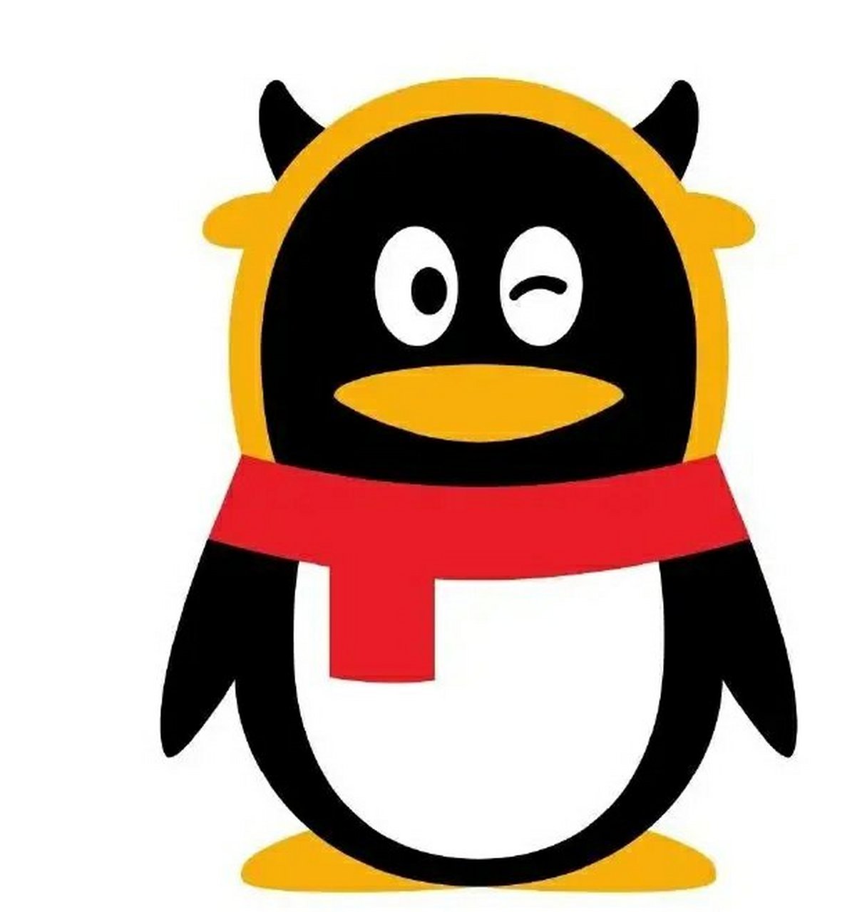 qq长大了,有牛角了