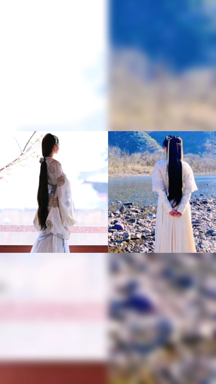 古装女子的背影,根据头饰造型,服饰,你能全都认出来她们吗?