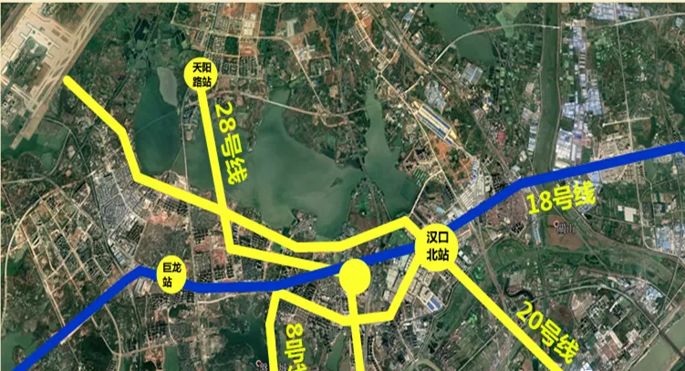 武汉地铁28号线具体走向基本确定,连接黄陂与后湖