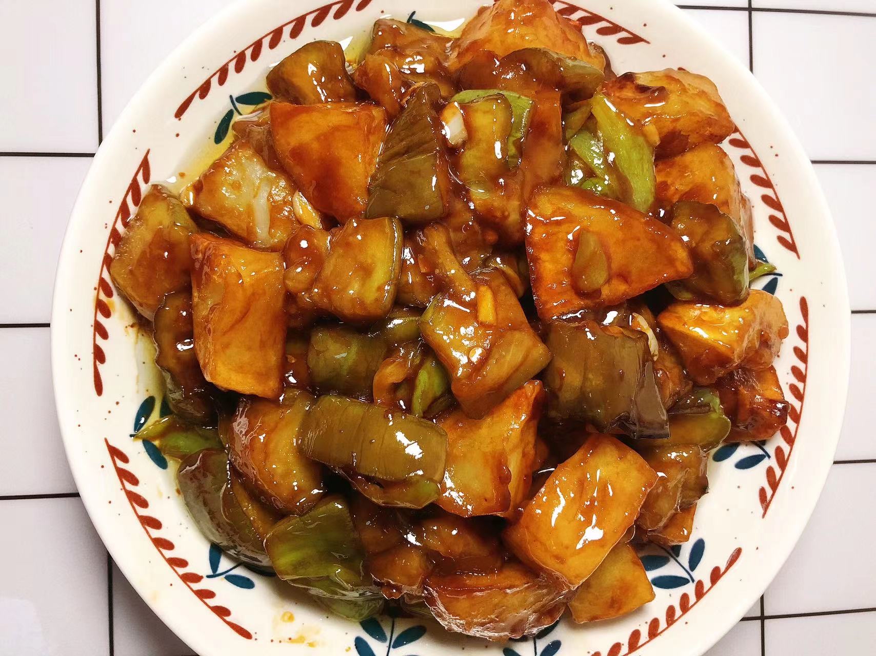 土豆烧茄子这样做!比肉还好吃!