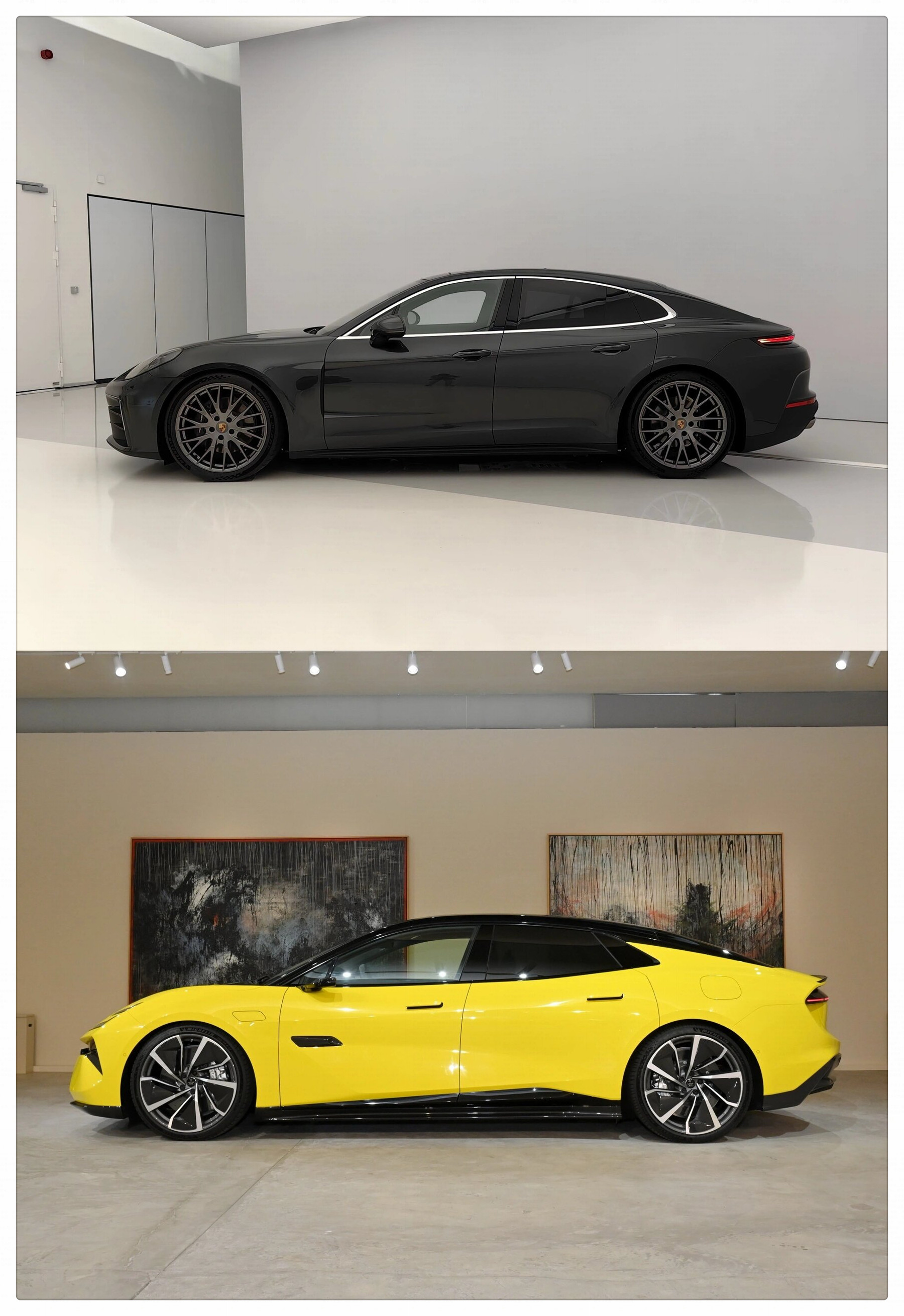 保时捷的taycan特斯拉的model s plaid和极氪王也是不可忽视的存在