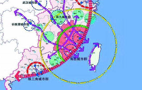 你知道吗?在长三角和珠三角之间,有个海西经济区及五大中心城市