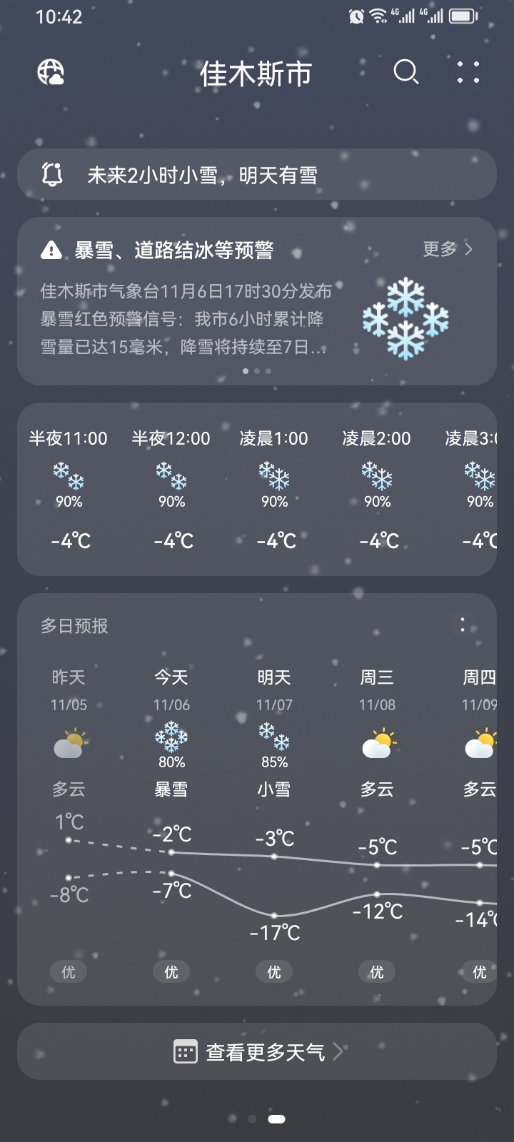佳木斯桦南天气预报今日情况