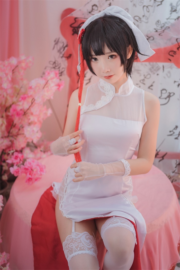 人气动漫Coser@面饼仙儿 旗袍白丝高雄 [29P/217MB